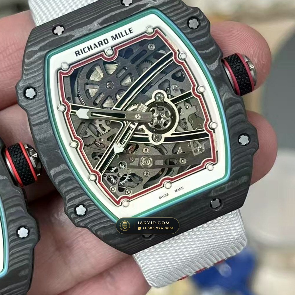 Richard Mille RM 67-02 Automatic Extra-Flat Hand-Chamfered Bevel Spec — Private Vault Edition — Studio Gallery Plate II in Carbon TPT & Grade 5 Titanium (33.3g Verified Mass, Richard Mille Cal. CRMA7 Skeletonized Titanium)