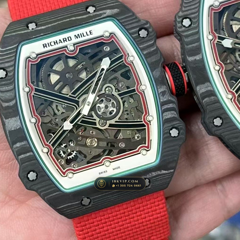 Richard Mille RM 67-02 Automatic Extra-Flat Hand-Chamfered Bevel Spec — Private Vault Edition — Studio Gallery Plate IV in Carbon TPT & Grade 5 Titanium (33.3g Verified Mass, Richard Mille Cal. CRMA7 Skeletonized Titanium)