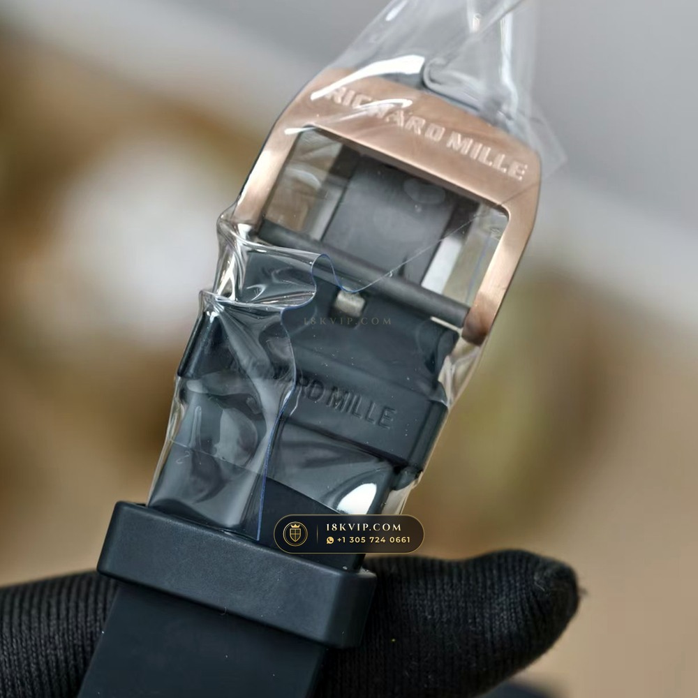 Richard Mille RM 61-01 Yohan Blake Asymmetric 18K Rose Gold — Private Vault Edition — Studio Gallery Plate VI in 18K Rose Gold Au750 (98.3g Verified Mass, Richard Mille Cal. RMUL2 Free-Sprung Skeleton)