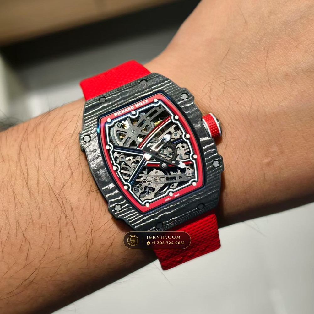 Richard Mille RM 67-02 Automatic Extra-Flat Norway Limited Edition — Private Vault Edition — Studio Gallery Plate VII in Carbon TPT & Grade 5 Titanium (33.6g Verified Mass, Richard Mille Cal. CRMA7 Skeletonized Titanium)