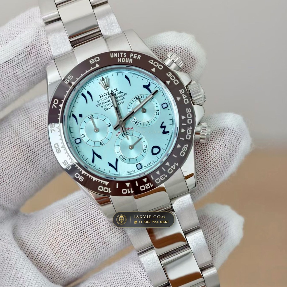 Rolex Cosmograph Daytona 950 Platinum Ref. 116506 — Private Vault Edition — Studio Gallery Plate II in 950 Platinum Pt950 (282.1g Verified Mass, Rolex Manufacture Cal. 4130 - 72h Power Reserve)