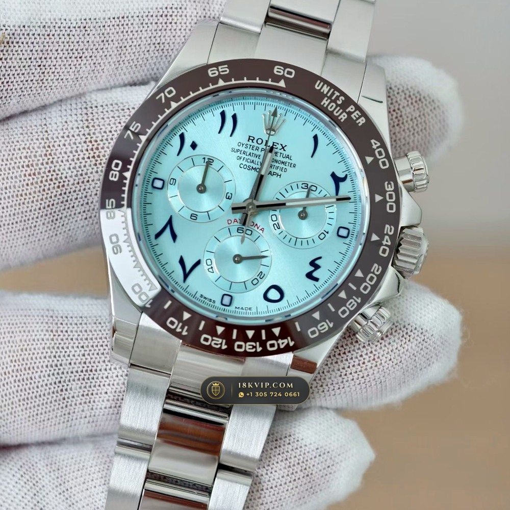 Rolex Cosmograph Daytona 950 Platinum Ref. 116506 — Private Vault Edition — Studio Gallery Plate III in 950 Platinum Pt950 (282.1g Verified Mass, Rolex Manufacture Cal. 4130 - 72h Power Reserve)