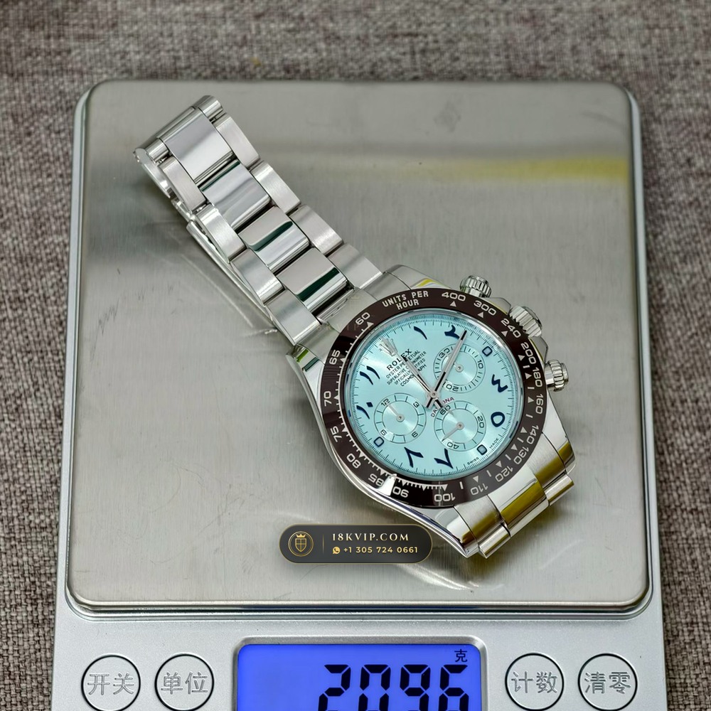 Rolex Cosmograph Daytona 950 Platinum Ref. 116506 — Private Vault Edition — Studio Gallery Plate VIII in 950 Platinum Pt950 (282.1g Verified Mass, Rolex Manufacture Cal. 4130 - 72h Power Reserve)