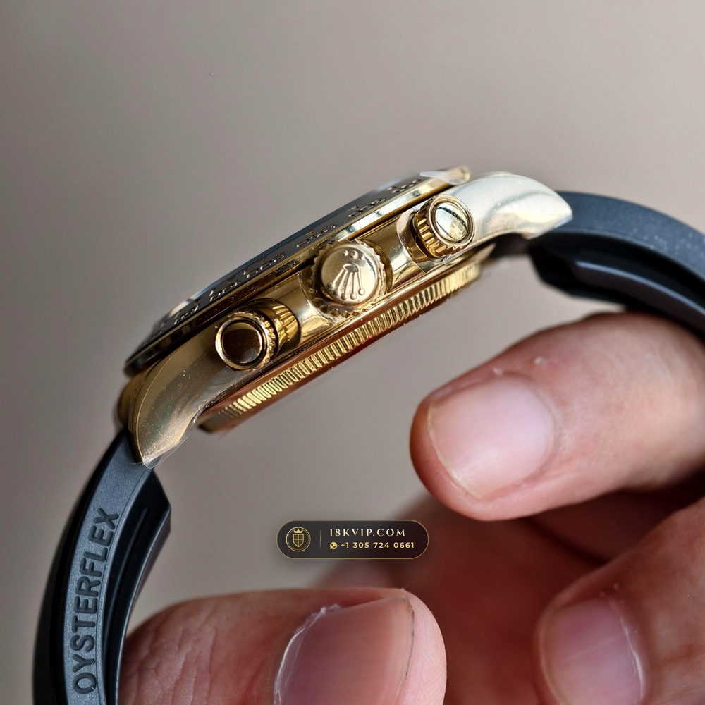 Rolex Cosmograph Daytona 18K Yellow Gold Ref. 126518LN — Private Vault Edition — Studio Gallery Plate V in 18K Yellow Gold Au750 (160.6g Verified Mass, Rolex Manufacture Cal. 4131 - 72h Power Reserve)