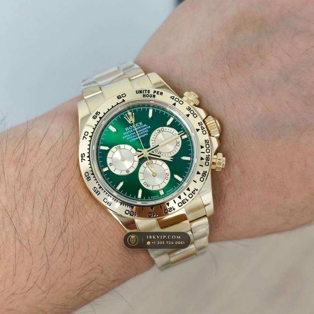 Rolex Cosmograph Daytona 18K Yellow Gold Ref. 126508 — Private Vault Edition — Studio Gallery Plate VII in 18K Yellow Gold Au750 (216.5g Verified Mass, Rolex Manufacture Cal. 4131 - 72h Power Reserve)