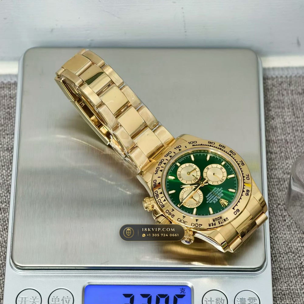 Rolex Cosmograph Daytona 18K Yellow Gold Ref. 126508 — Private Vault Edition — Studio Gallery Plate IX in 18K Yellow Gold Au750 (216.5g Verified Mass, Rolex Manufacture Cal. 4131 - 72h Power Reserve)