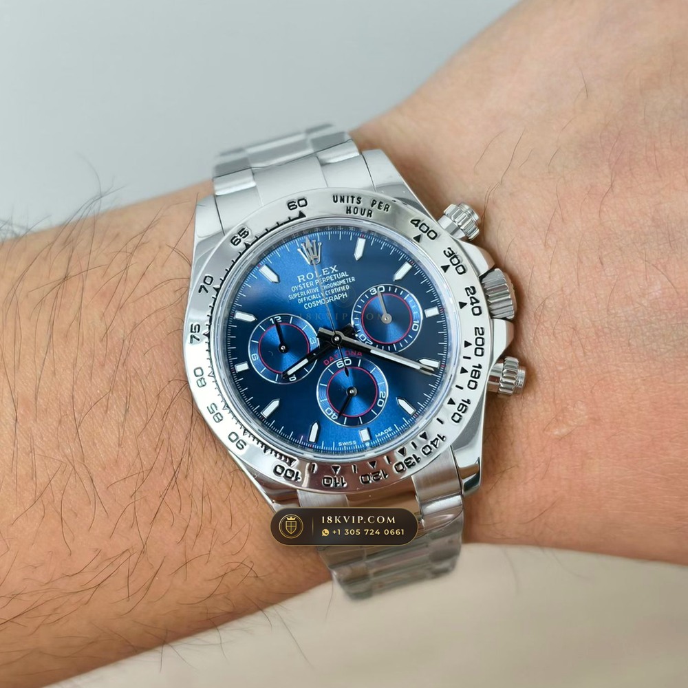 Rolex Cosmograph Daytona 18K White Gold Ref. 126509 — Private Vault Edition — Studio Gallery Plate VIII in 18K White Gold Au750 (216.7g Verified Mass, Rolex Manufacture Cal. 4131 - 72h Power Reserve)