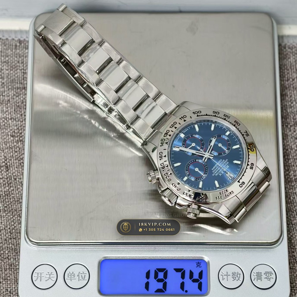 Rolex Cosmograph Daytona 18K White Gold Ref. 126509 — Private Vault Edition — Studio Gallery Plate IX in 18K White Gold Au750 (216.7g Verified Mass, Rolex Manufacture Cal. 4131 - 72h Power Reserve)