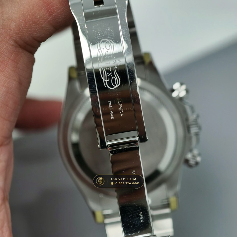 Rolex Cosmograph Daytona Custom SW Dial Deep Crystal Optics Ref. 126500 — Private Vault Edition — Studio Gallery Plate X in 904L Stainless Steel Custom Architecture (143.1g Verified Mass, Rolex Manufacture Cal. 4131 - 72h Power Reserve)