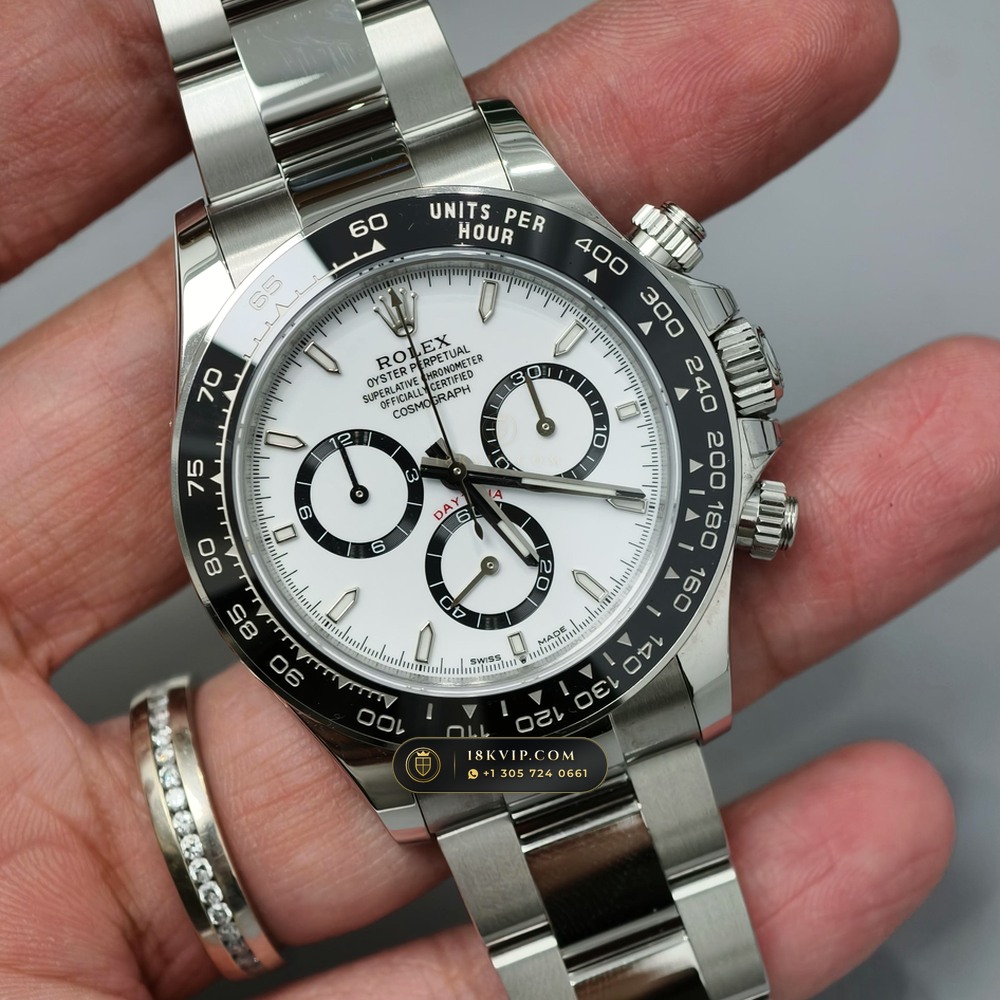 Rolex Cosmograph Daytona Custom SW Dial Deep Crystal Optics Ref. 126500 — Private Vault Edition — Studio Gallery Plate III in 904L Stainless Steel Custom Architecture (143.1g Verified Mass, Rolex Manufacture Cal. 4131 - 72h Power Reserve)