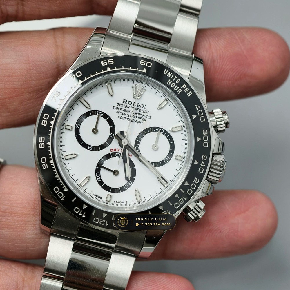 Rolex Cosmograph Daytona Custom SW Dial Deep Crystal Optics Ref. 126500 — Private Vault Edition — Studio Gallery Plate IV in 904L Stainless Steel Custom Architecture (143.1g Verified Mass, Rolex Manufacture Cal. 4131 - 72h Power Reserve)
