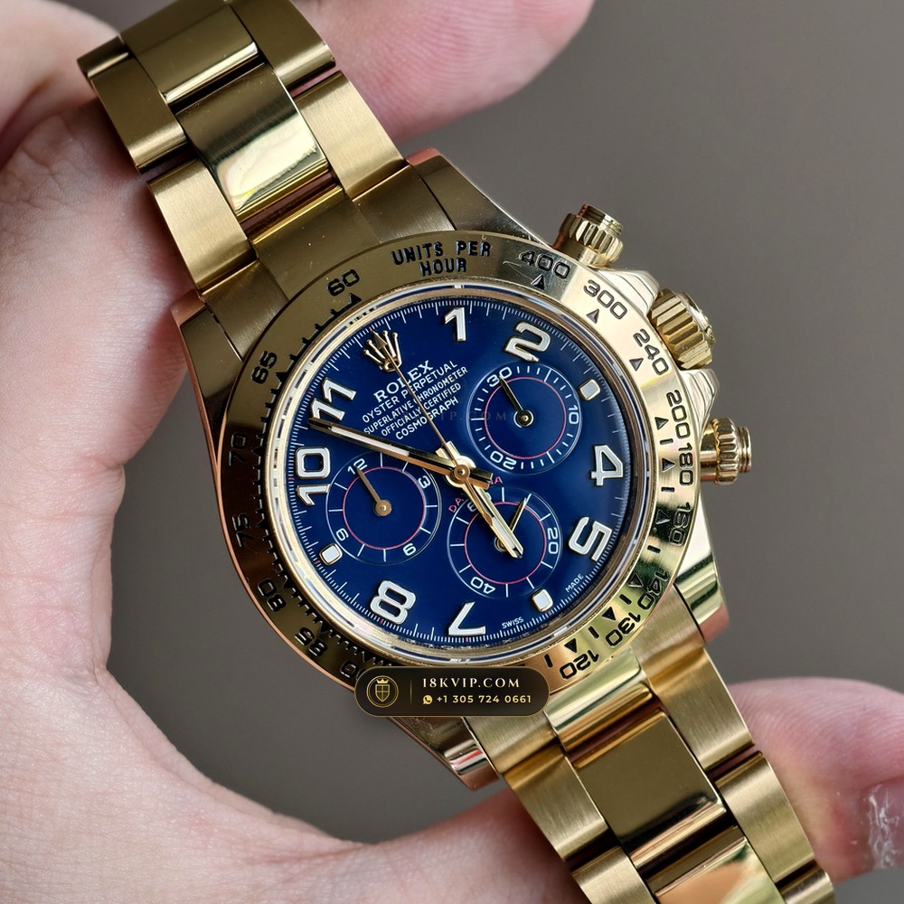 Rolex Cosmograph Daytona 18K Yellow Gold Ref. 116528 — Private Vault Edition — Studio Gallery Plate II in 18K Yellow Gold Au750 (216.2g Verified Mass, Rolex Manufacture Cal. 4130 - 72h Power Reserve)