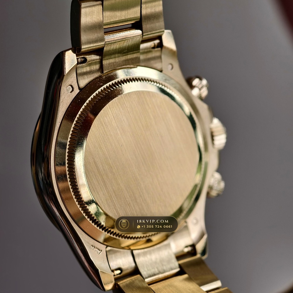 Rolex Cosmograph Daytona 18K Yellow Gold Ref. 116528 — Private Vault Edition — Studio Gallery Plate VII in 18K Yellow Gold Au750 (216.2g Verified Mass, Rolex Manufacture Cal. 4130 - 72h Power Reserve)