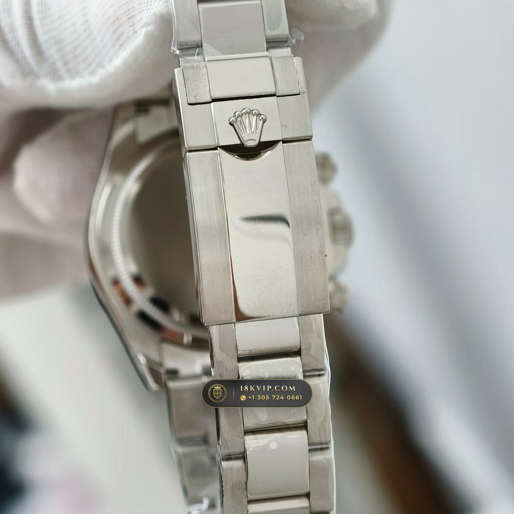 Rolex Cosmograph Daytona 18K White Gold Geneva Atelier Spec Ref. 126509 — Private Vault Edition — Studio Gallery Plate VIII in 18K White Gold Au750 (216.2g Verified Mass, Rolex Manufacture Cal. 4131 - 72h Power Reserve)