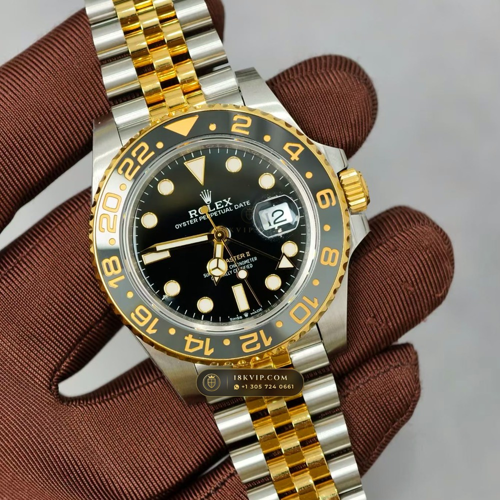 Rolex GMT-Master II Guinness / Zombie Grey & Black Cerachrom Ref. 126713GRNR — Private Vault Edition — Studio Gallery Plate II in 904L Stainless Steel Custom Architecture (172.1g Verified Mass, Rolex Manufacture Cal. 3285 - 70h Power Reserve)