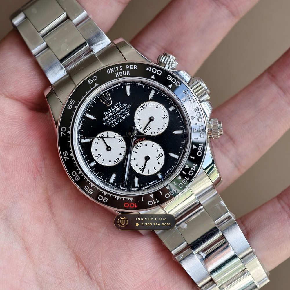 Rolex Cosmograph Daytona Le Mans 100th Anniversary 18K White Gold Ref. 126529LN — Private Vault Edition — Studio Gallery Plate II in 18K White Gold Au750 (216.5g Verified Mass, Rolex Manufacture Cal. 4132 - 24h Le Mans)