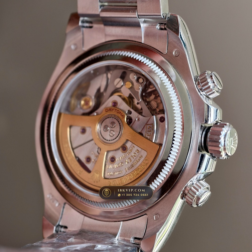 Rolex Cosmograph Daytona Le Mans 100th Anniversary 18K White Gold Ref. 126529LN — Private Vault Edition — Studio Gallery Plate VIII in 18K White Gold Au750 (216.5g Verified Mass, Rolex Manufacture Cal. 4132 - 24h Le Mans)