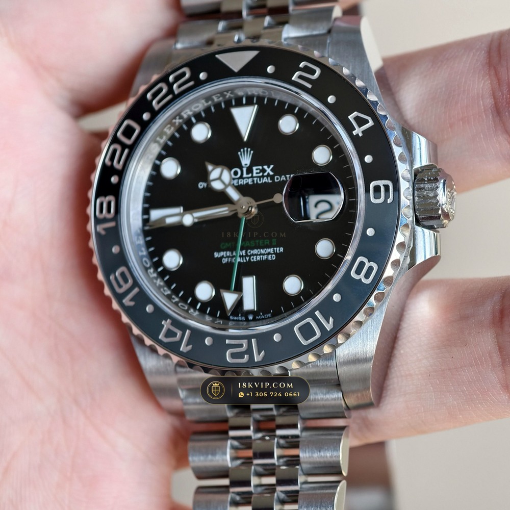 Rolex GMT-Master II Bruce Wayne Grey & Black Cerachrom Ref. 126710GRNR — Private Vault Edition — Studio Gallery Plate XI in 904L Stainless Steel Custom Architecture (143.6g Verified Mass, Rolex Manufacture Cal. 3285 - 70h Power Reserve)