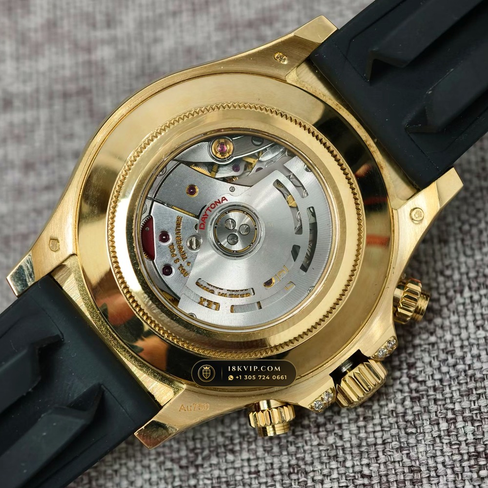 Rolex Cosmograph Daytona Baguette Diamond Edition 18K Yellow Gold Ref. 116588TBR — Private Vault Edition — Studio Gallery Plate VIII in 18K Yellow Gold Au750 (160.4g Verified Mass, Rolex Manufacture Cal. 4130 - 72h Power Reserve)