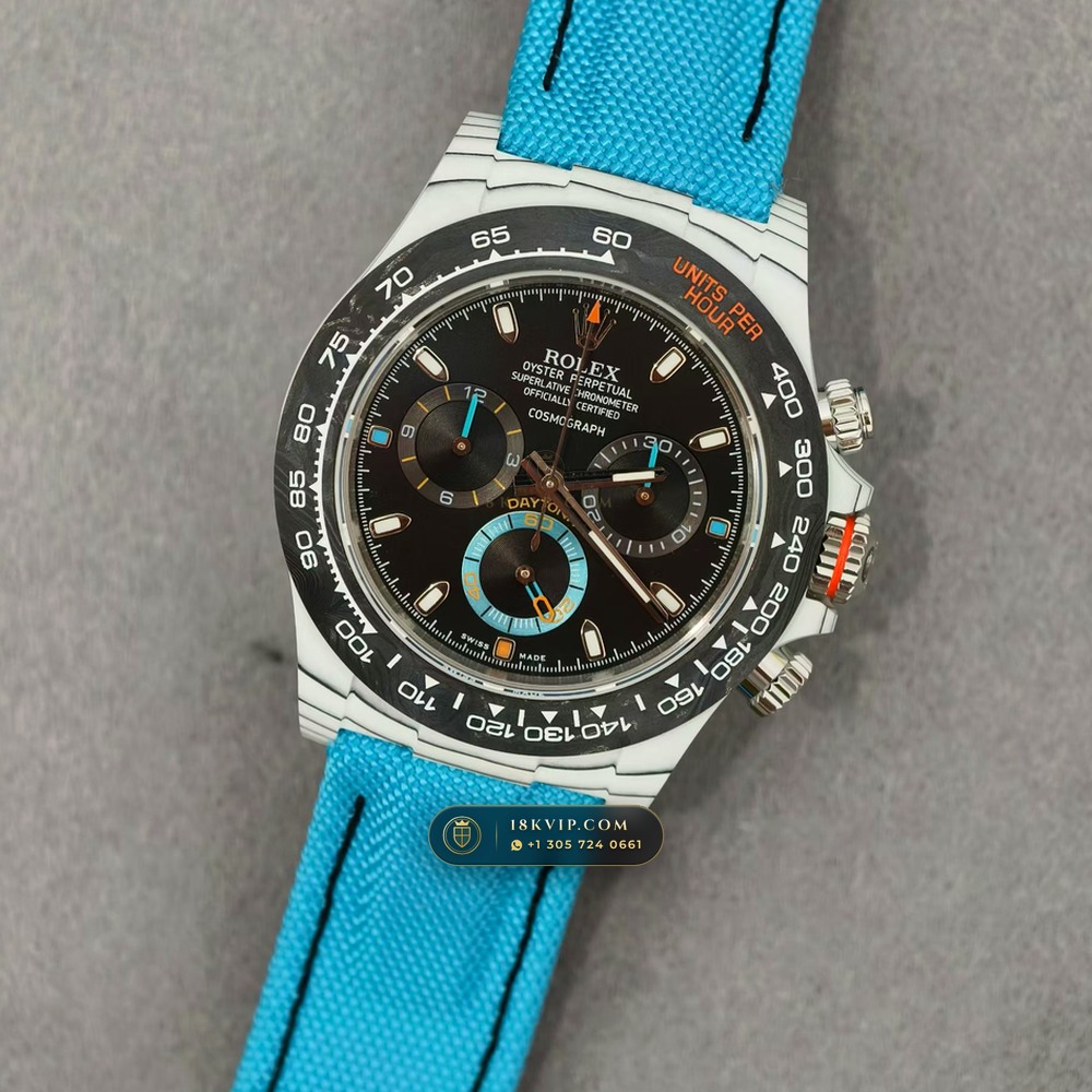 Rolex Cosmograph Daytona Ref. 116500LN — Private Vault Edition — Studio Gallery Plate II in Forged Carbon TPT & Titanium (62.2g Verified Mass, Rolex Manufacture Cal. 4130 - 72h Power Reserve)
