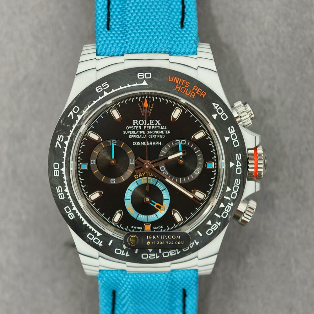 Rolex Cosmograph Daytona Ref. 116500LN — Private Vault Edition — Studio Gallery Plate III in Forged Carbon TPT & Titanium (62.2g Verified Mass, Rolex Manufacture Cal. 4130 - 72h Power Reserve)