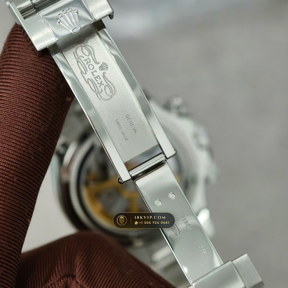 Rolex Cosmograph Daytona Platona Ice-Blue & Chestnut Cerachrom 950 Platinum Ref. 126506 — Private Vault Edition — Studio Gallery Plate VII in 950 Platinum Pt950 (282.0g Verified Mass, Rolex Manufacture Cal. 4131 - 72h Power Reserve)
