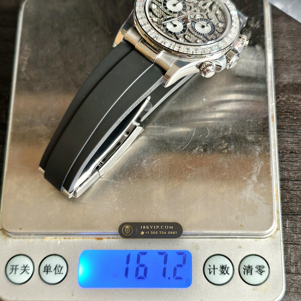 Rolex Cosmograph Daytona 18K White Gold Ref. 116589TBR — Private Vault Edition — Studio Gallery Plate X in 18K White Gold Au750 (167.0g Verified Mass, Rolex Manufacture Cal. 4130 - 72h Power Reserve)