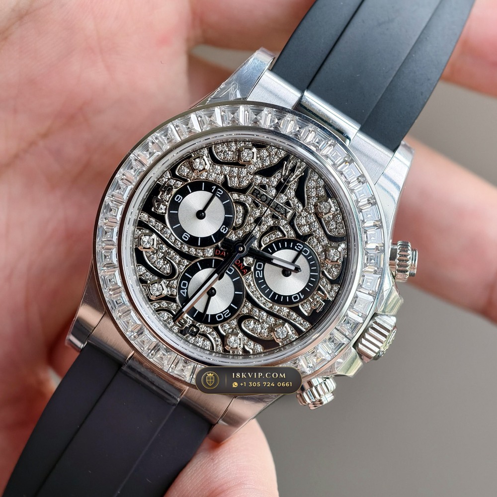 Rolex Cosmograph Daytona 18K White Gold Ref. 116589TBR — Private Vault Edition — Studio Gallery Plate III in 18K White Gold Au750 (167.0g Verified Mass, Rolex Manufacture Cal. 4130 - 72h Power Reserve)