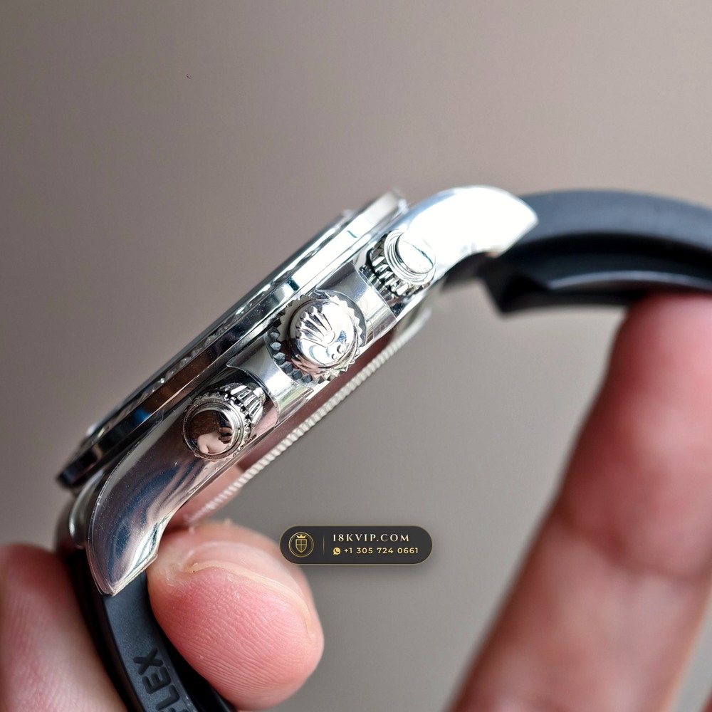 Rolex Cosmograph Daytona 18K White Gold Ref. 116589TBR — Private Vault Edition — Studio Gallery Plate VI in 18K White Gold Au750 (167.0g Verified Mass, Rolex Manufacture Cal. 4130 - 72h Power Reserve)