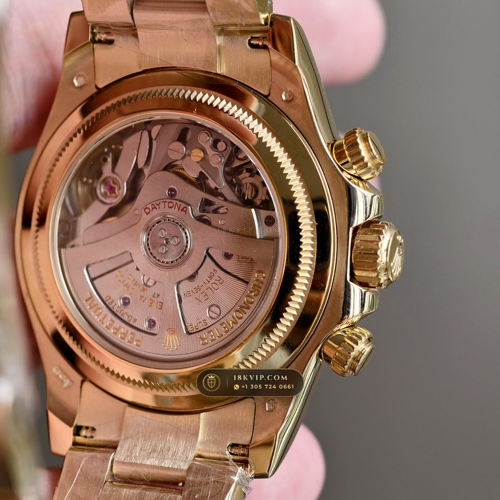 Rolex Cosmograph Daytona John Mayer II Emerald & Gold Dial 18K Yellow Gold Ref. 126508 — Private Vault Edition — Studio Gallery Plate VIII in 18K Yellow Gold Au750 (216.8g Verified Mass, Rolex Manufacture Cal. 4131 - 72h Power Reserve)