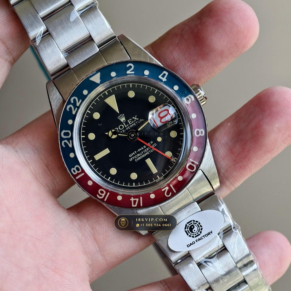 Rolex GMT-Master Vintage Ref. 6542 — Private Vault Edition — Studio Gallery Plate III in 904L Stainless Steel Custom Architecture (114.1g Verified Mass, Rolex Vintage Automatic Calibre)