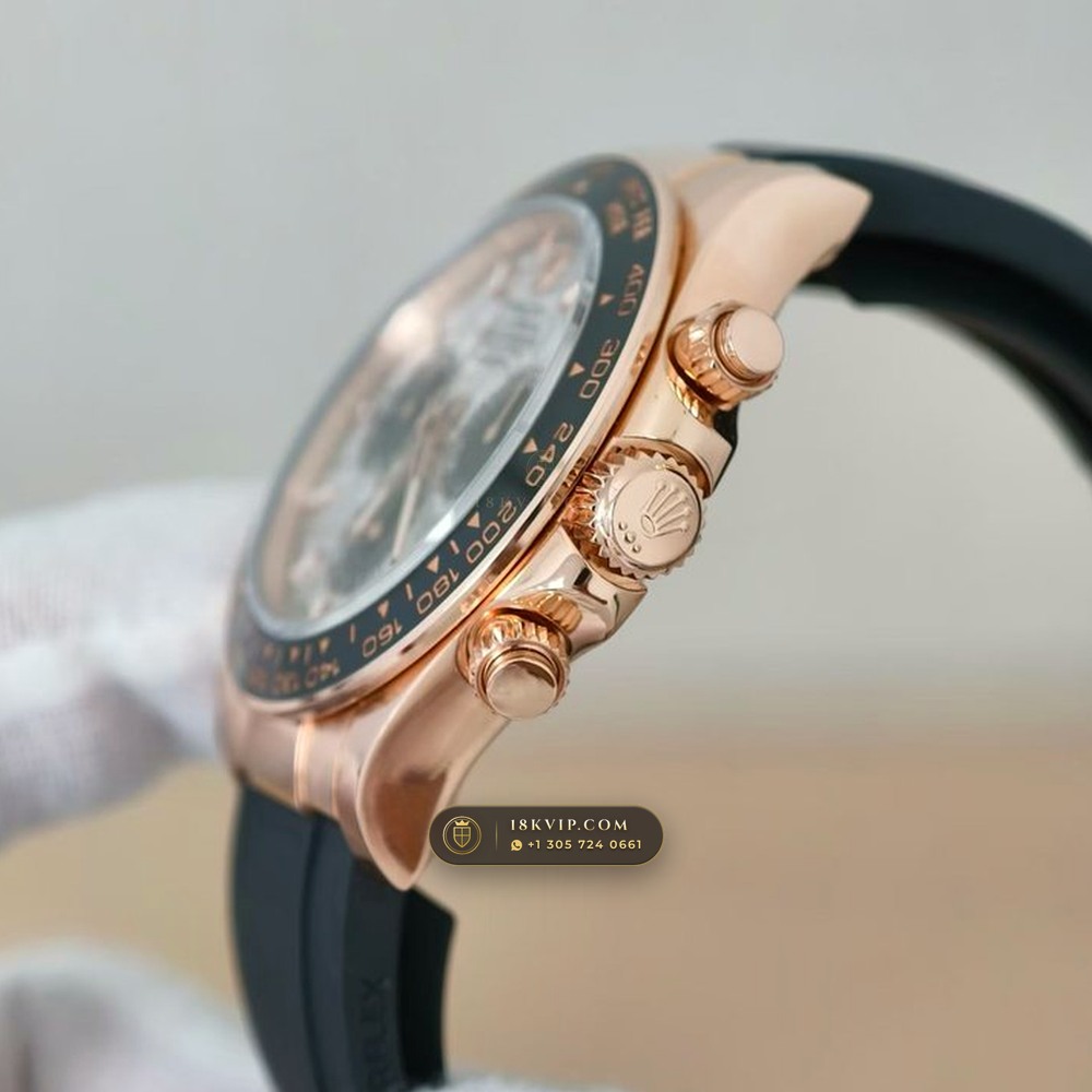 Rolex Cosmograph Daytona Gibeon Meteorite Dial & Oysterflex 18K Everose Gold Ref. 126515LN — Private Vault Edition — Studio Gallery Plate IV in 18K Rose Gold Au750 (160.8g Verified Mass, Rolex Manufacture Cal. 4131 - 72h Power Reserve)