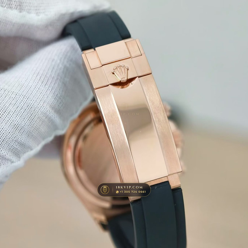 Rolex Cosmograph Daytona Gibeon Meteorite Dial & Oysterflex 18K Everose Gold Ref. 126515LN — Private Vault Edition — Studio Gallery Plate VII in 18K Rose Gold Au750 (160.8g Verified Mass, Rolex Manufacture Cal. 4131 - 72h Power Reserve)