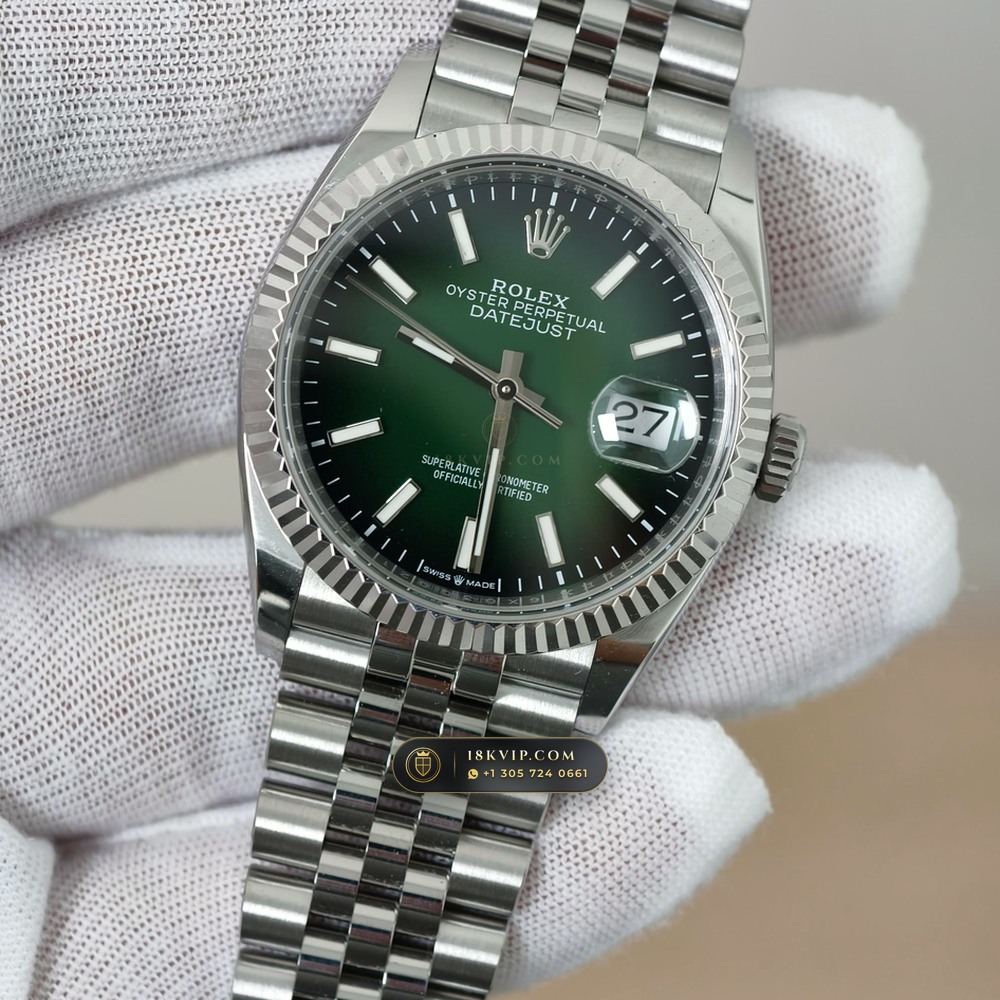 Rolex Datejust 36 Ref. 126234 — Private Vault Edition — Studio Gallery Plate III in 904L Stainless Steel Custom Architecture (120.2g Verified Mass, Rolex Manufacture Cal. 3235 - 70h Power Reserve)