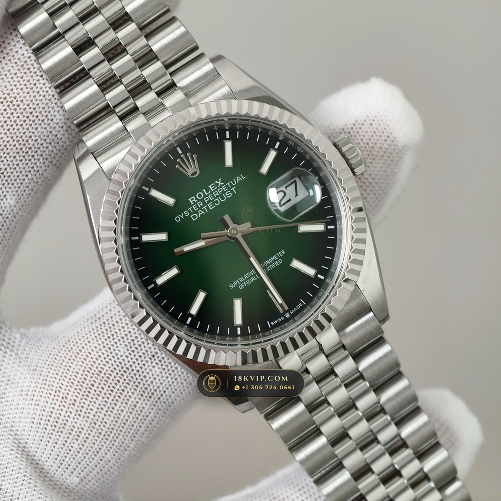 Rolex Datejust 36 Ref. 126234 — Private Vault Edition — Studio Gallery Plate IV in 904L Stainless Steel Custom Architecture (120.2g Verified Mass, Rolex Manufacture Cal. 3235 - 70h Power Reserve)