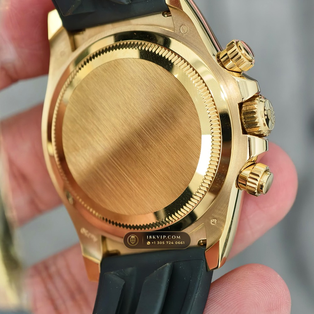 Rolex Cosmograph Daytona 18K Yellow Gold Chronometer Regulated Spec Ref. 126518LN — Private Vault Edition — Studio Gallery Plate VI in 18K Yellow Gold Au750 (160.9g Verified Mass, Rolex Manufacture Cal. 4131 - 72h Power Reserve)