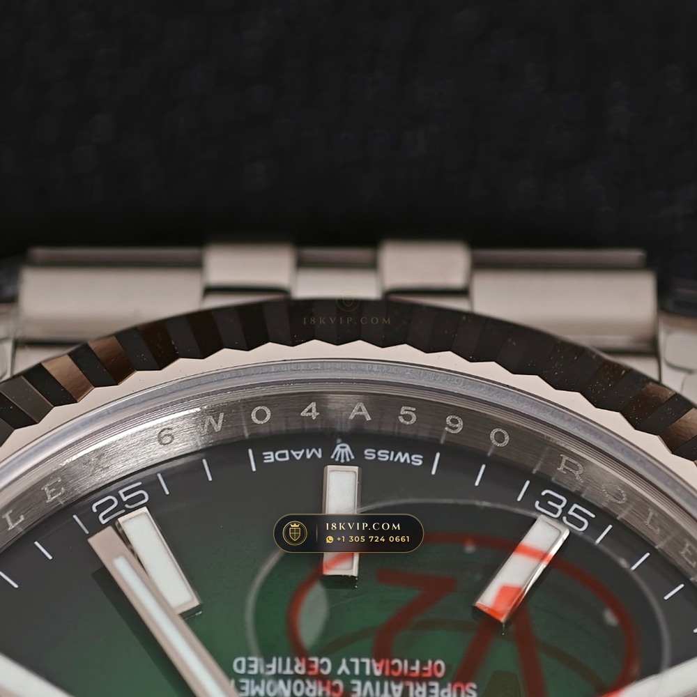 Rolex Datejust 41 Graduated Green Ombre Sunray Dial Ref. 126334 — Private Vault Edition — Studio Gallery Plate X in 904L Stainless Steel Custom Architecture (136.7g Verified Mass, Rolex Manufacture Cal. 3235 - 70h Power Reserve)
