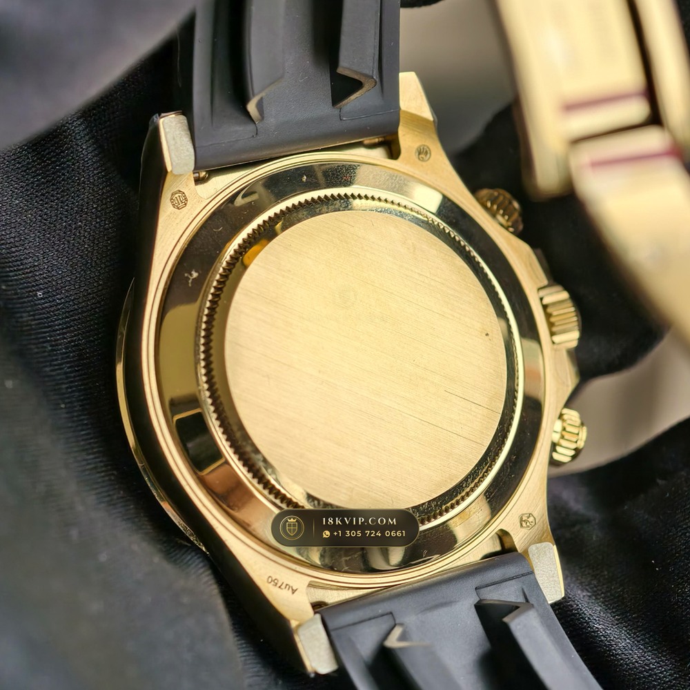Rolex Cosmograph Daytona 18K Yellow Gold Ref. 116518LN — Private Vault Edition — Studio Gallery Plate VI in 18K Yellow Gold Au750 (160.3g Verified Mass, Rolex Manufacture Cal. 4130 - 72h Power Reserve)