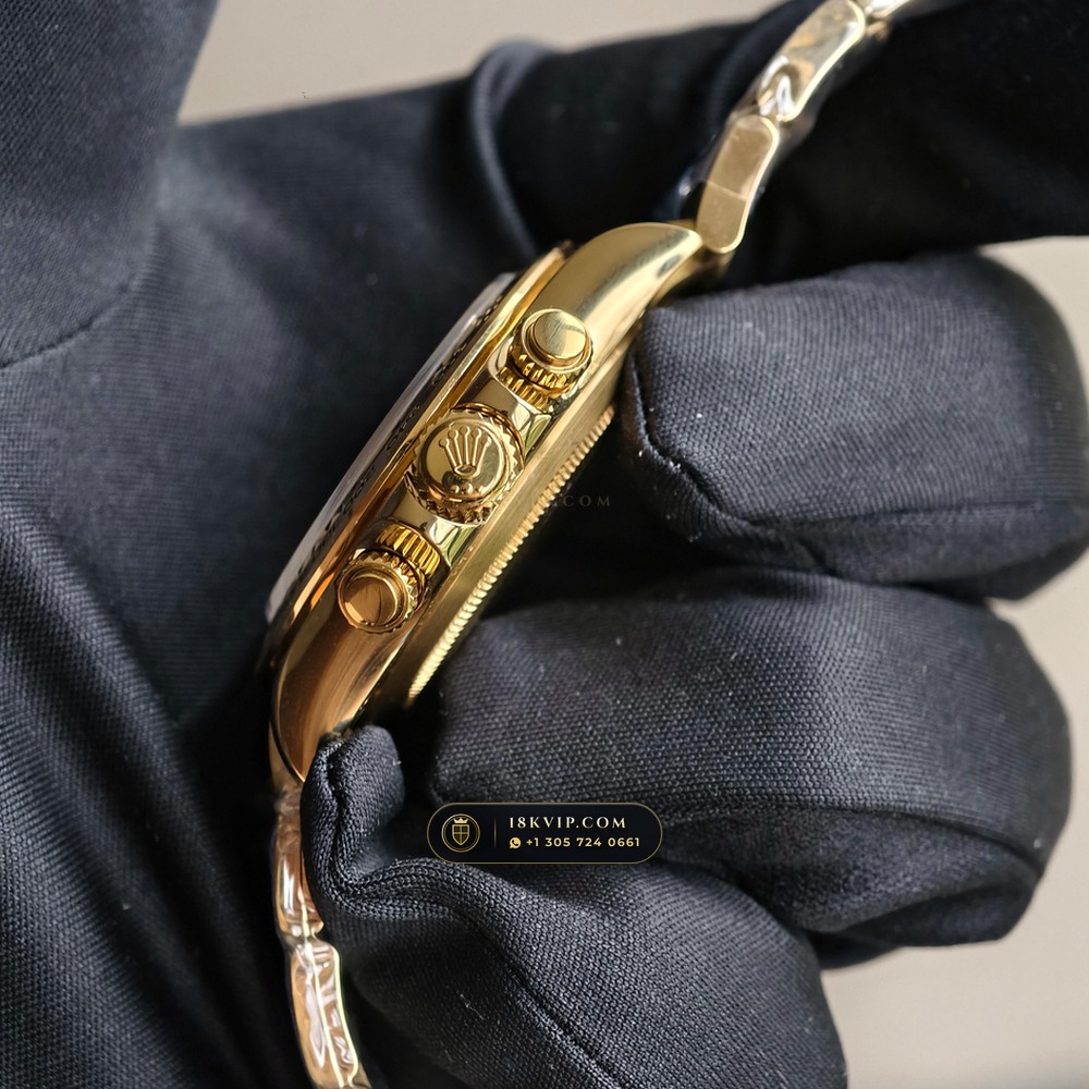 Rolex Cosmograph Daytona 18K Yellow Gold Ref. 116508 — Private Vault Edition — Studio Gallery Plate VI in 18K Yellow Gold Au750 (216.4g Verified Mass, Rolex Manufacture Cal. 4130 - 72h Power Reserve)