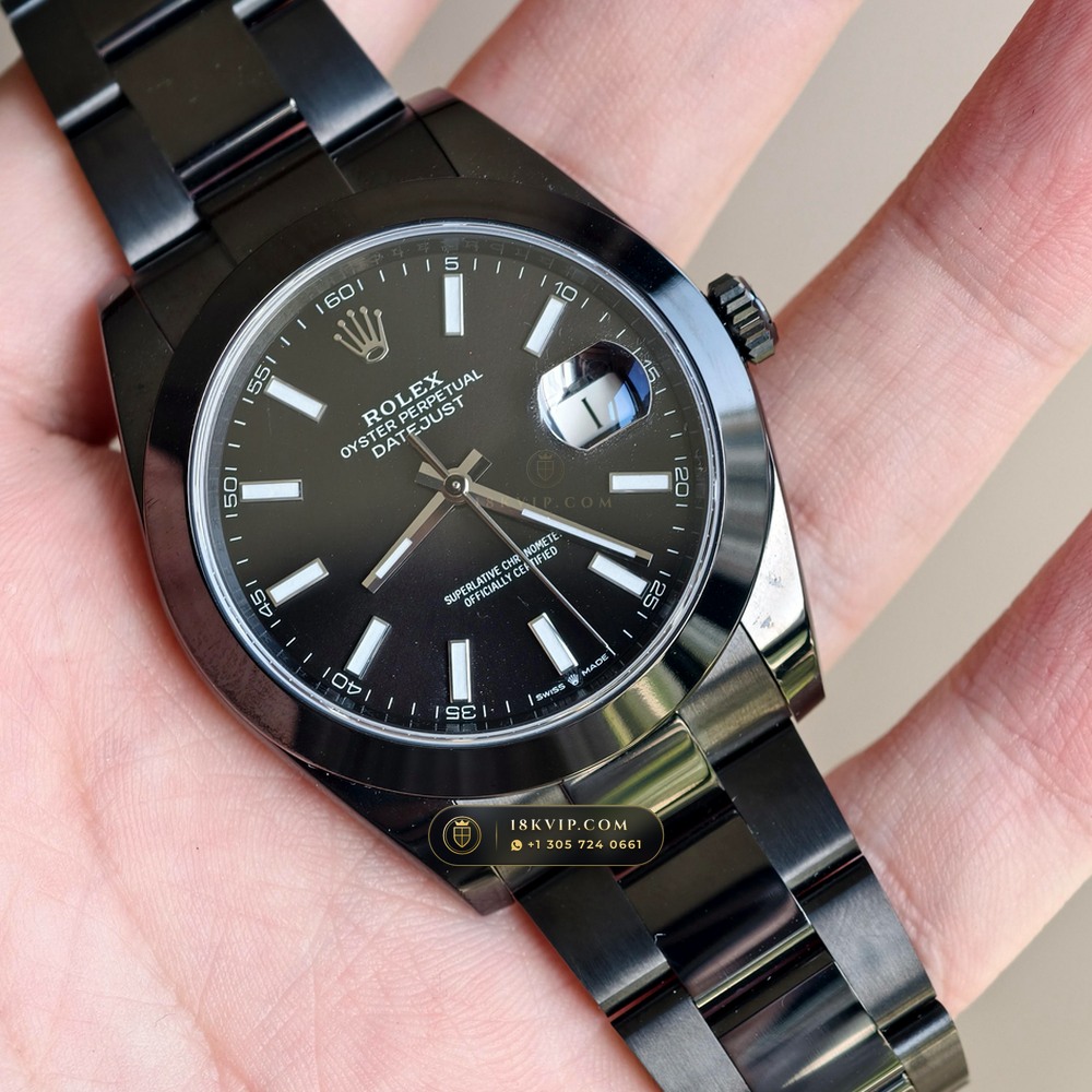 Rolex Datejust 41 Ref. 126300 — Private Vault Edition — Studio Gallery Plate II in 904L Stainless Steel Custom Architecture (136.1g Verified Mass, Rolex Manufacture Cal. 3235 - 70h Power Reserve)