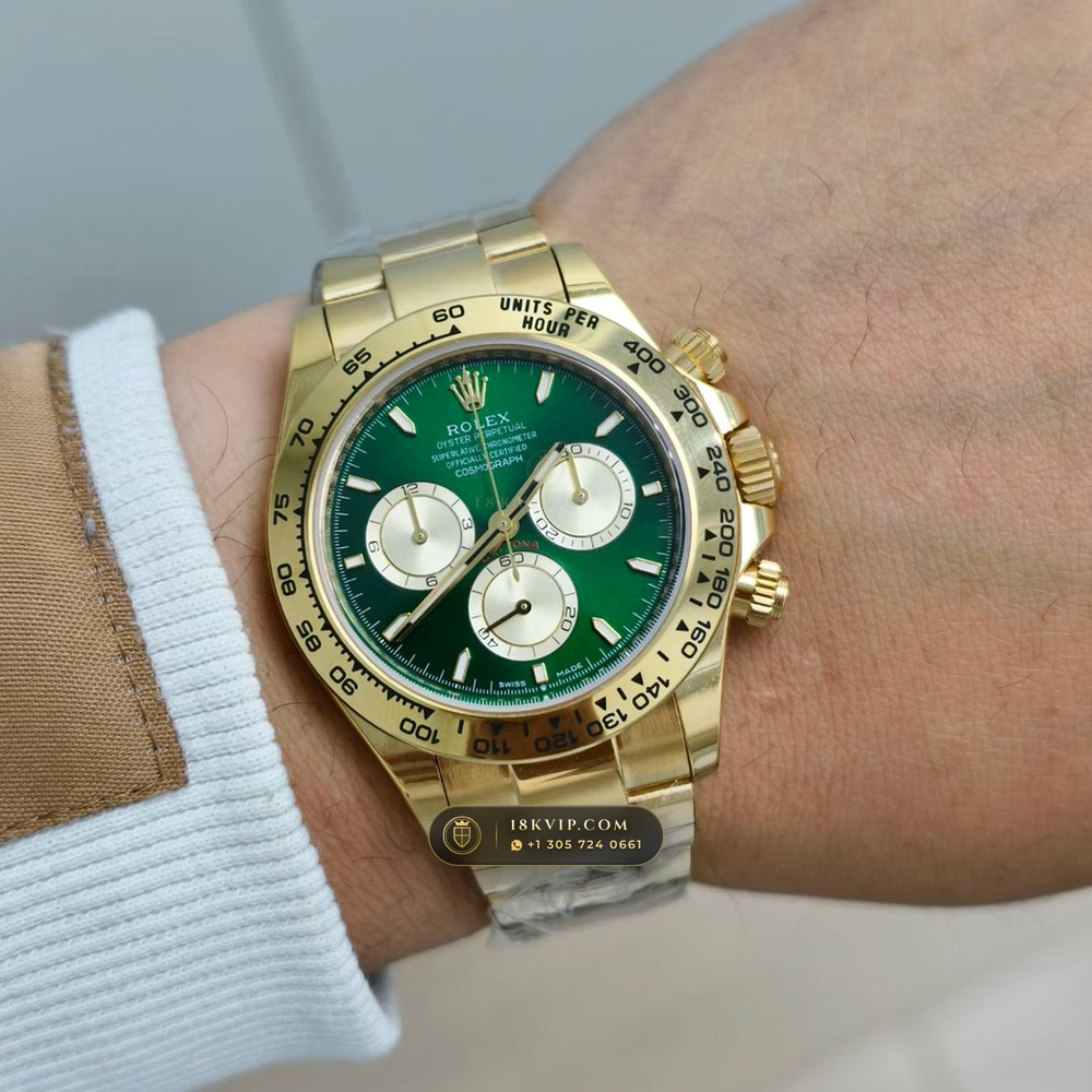 Rolex Cosmograph Daytona Bright Black & Sundust Subdials 18K Everose Gold Ref. 126505 — Private Vault Edition — Studio Gallery Plate VIII in 18K Rose Gold Au750 (216.6g Verified Mass, Rolex Manufacture Cal. 4131 - 72h Power Reserve)