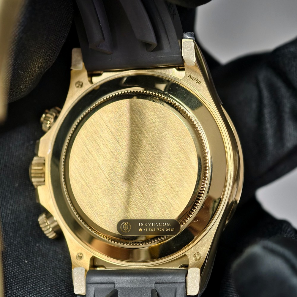 Rolex Cosmograph Daytona 18K Yellow Gold Deep Crystal Optics Ref. 126518LN — Private Vault Edition — Studio Gallery Plate IV in 18K Yellow Gold Au750 (160.7g Verified Mass, Rolex Manufacture Cal. 4131 - 72h Power Reserve)