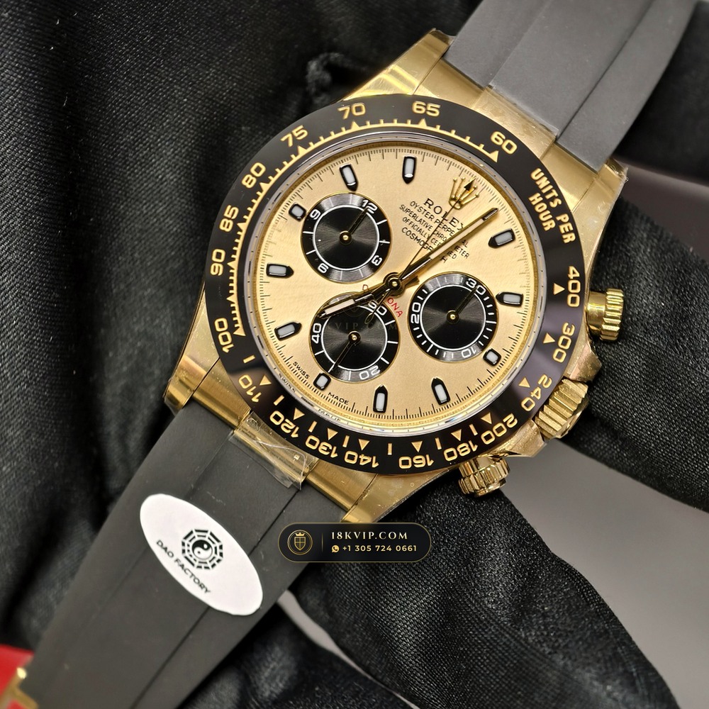 Rolex Cosmograph Daytona 18K Yellow Gold Deep Crystal Optics Ref. 116518LN — Private Vault Edition — Studio Gallery Plate III in 18K Yellow Gold Au750 (160.7g Verified Mass, Rolex Manufacture Cal. 4130 - 72h Power Reserve)