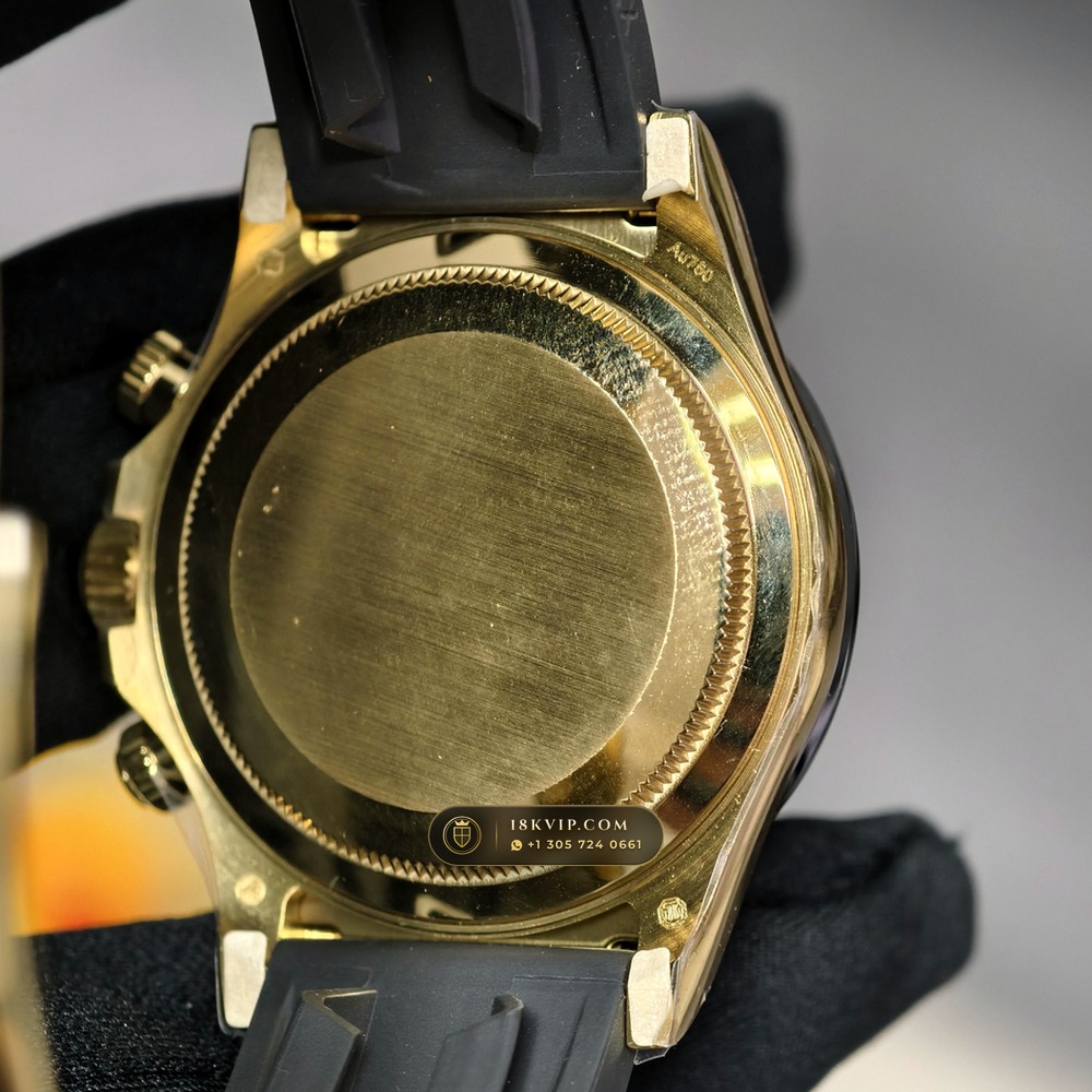 Rolex Cosmograph Daytona 18K Yellow Gold Deep Crystal Optics Ref. 116518LN — Private Vault Edition — Studio Gallery Plate VII in 18K Yellow Gold Au750 (160.7g Verified Mass, Rolex Manufacture Cal. 4130 - 72h Power Reserve)