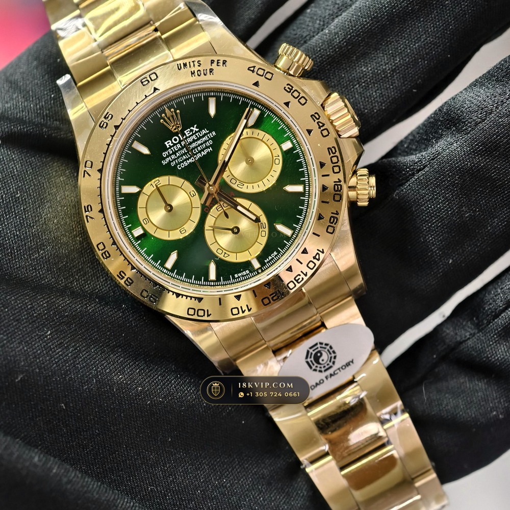 Rolex Cosmograph Daytona 18K Yellow Gold Deep Crystal Optics Ref. 126508 — Private Vault Edition — Studio Gallery Plate II in 18K Yellow Gold Au750 (216.9g Verified Mass, Rolex Manufacture Cal. 4131 - 72h Power Reserve)