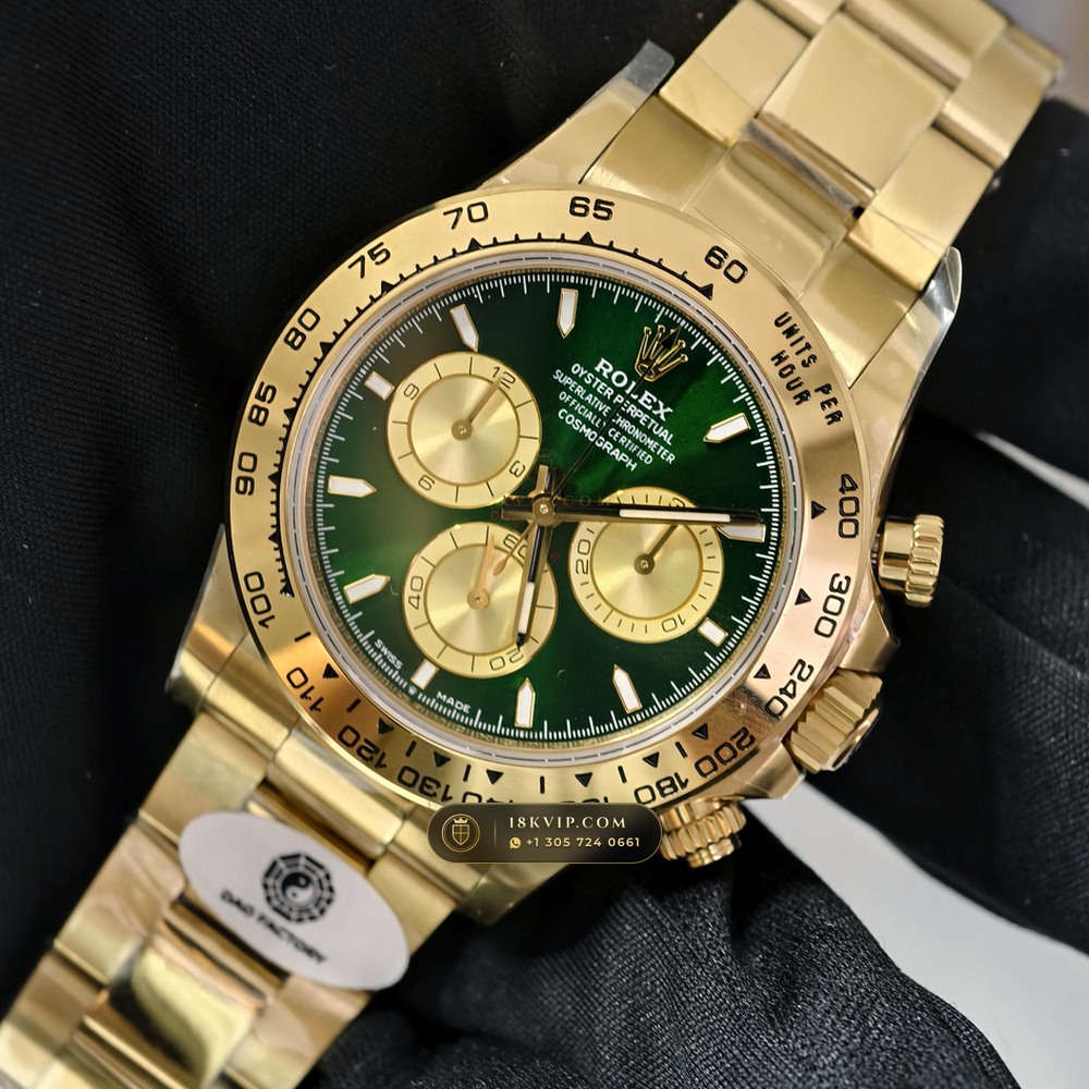 Rolex Cosmograph Daytona 18K Yellow Gold Deep Crystal Optics Ref. 126508 — Private Vault Edition — Studio Gallery Plate III in 18K Yellow Gold Au750 (216.9g Verified Mass, Rolex Manufacture Cal. 4131 - 72h Power Reserve)