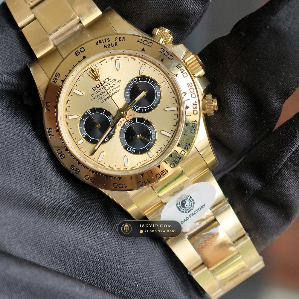 Rolex Cosmograph Daytona 18K Yellow Gold Chronometer Regulated Spec Ref. 126508 — Private Vault Edition — Studio Gallery Plate II in 18K Yellow Gold Au750 (216.5g Verified Mass, Rolex Manufacture Cal. 4131 - 72h Power Reserve)