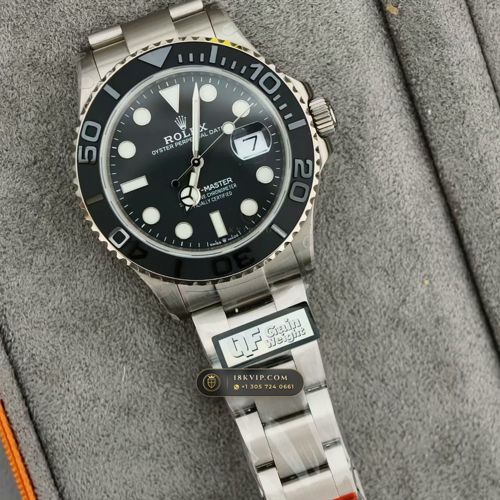 Rolex Yacht-Master 42 RLX Titanium Matte Black Dial Ref. 226627 — Private Vault Edition — Studio Gallery Plate II in Grade 5 Titanium Monobloc (101.5g Verified Mass, Rolex Manufacture Cal. 3235 - 70h Power Reserve)
