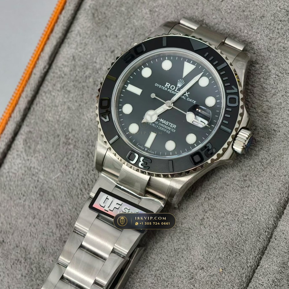 Rolex Yacht-Master 42 RLX Titanium Matte Black Dial Ref. 226627 — Private Vault Edition — Studio Gallery Plate III in Grade 5 Titanium Monobloc (101.5g Verified Mass, Rolex Manufacture Cal. 3235 - 70h Power Reserve)