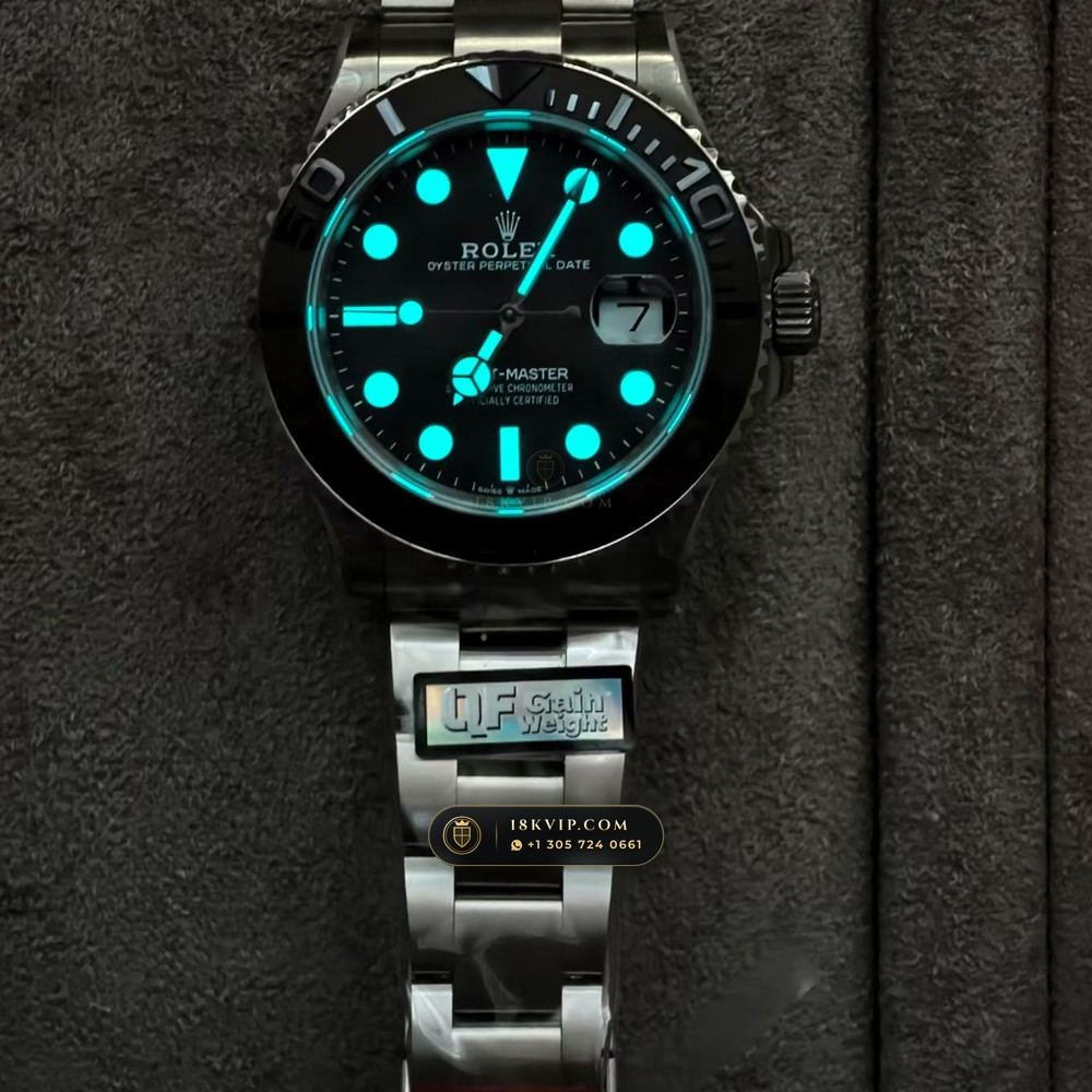 Rolex Yacht-Master 42 RLX Titanium Matte Black Dial Ref. 226627 — Private Vault Edition — Studio Gallery Plate IX in Grade 5 Titanium Monobloc (101.5g Verified Mass, Rolex Manufacture Cal. 3235 - 70h Power Reserve)